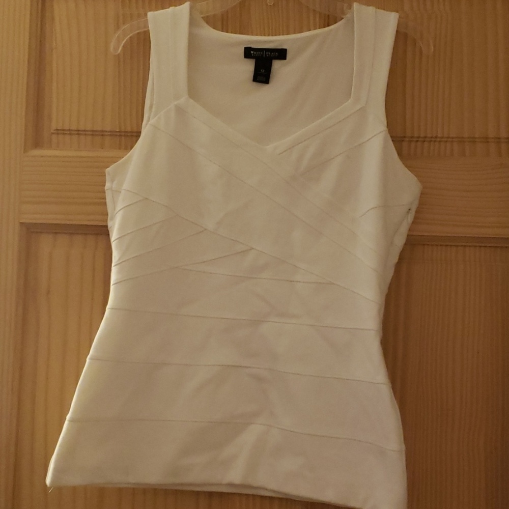 WHBM sleeveless dress top